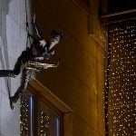 Vertical-Saxophon-Show INES WEBER als Catwoman