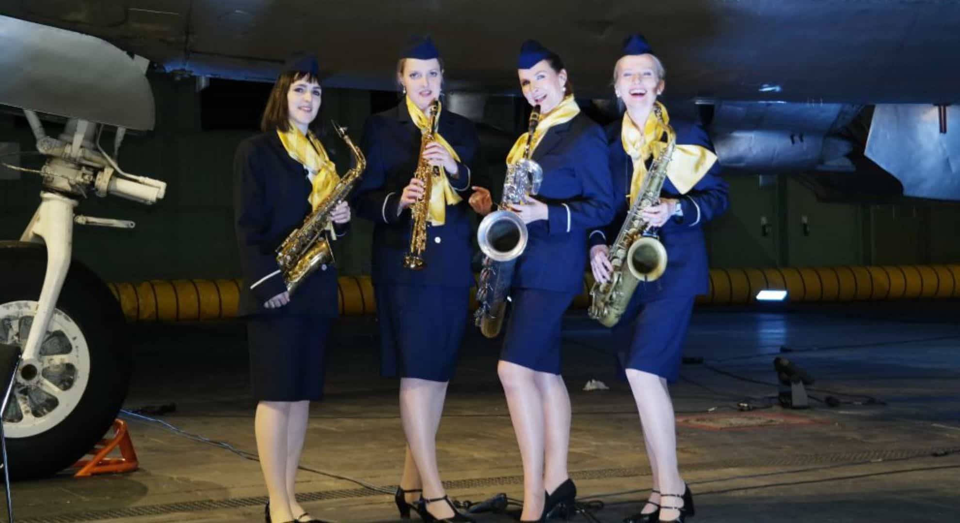 http://Saxophonquartett%20Berlin,%20Rosinenbomber,%20Firmenevent