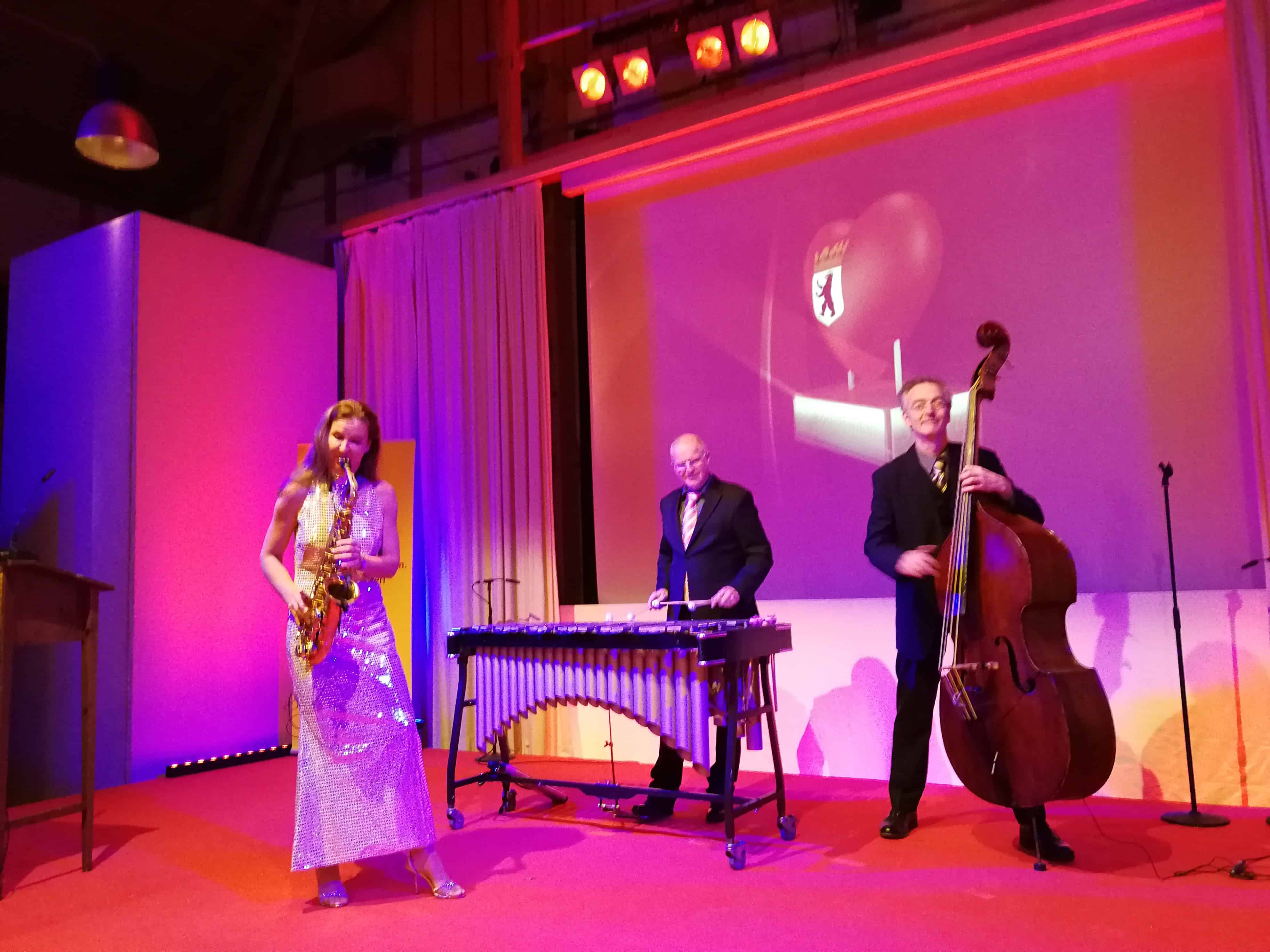 Trio-Saxophon-Vibraphon-Kontrabass