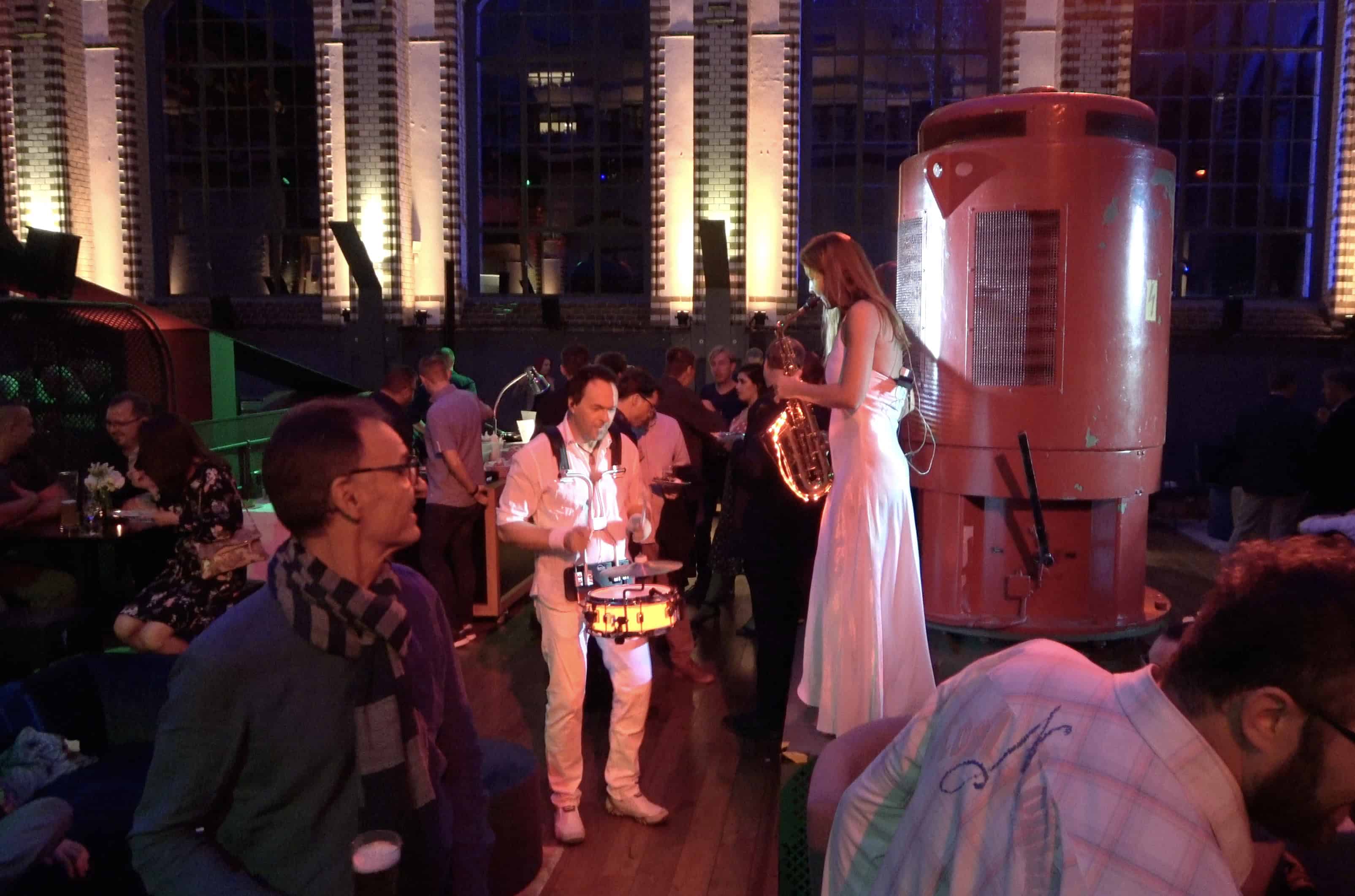 DJ + LED Sax Drums Show