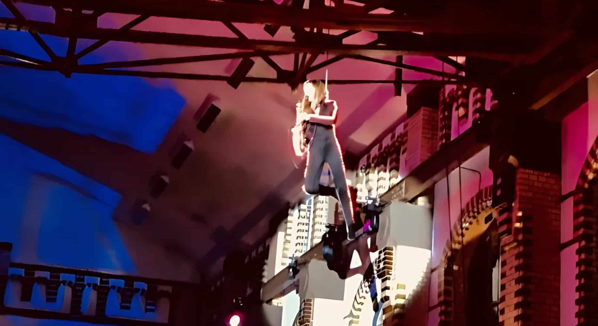 LED-Show mit Ines Weber am Flyingsaxophon im Wasserwerk Berlin